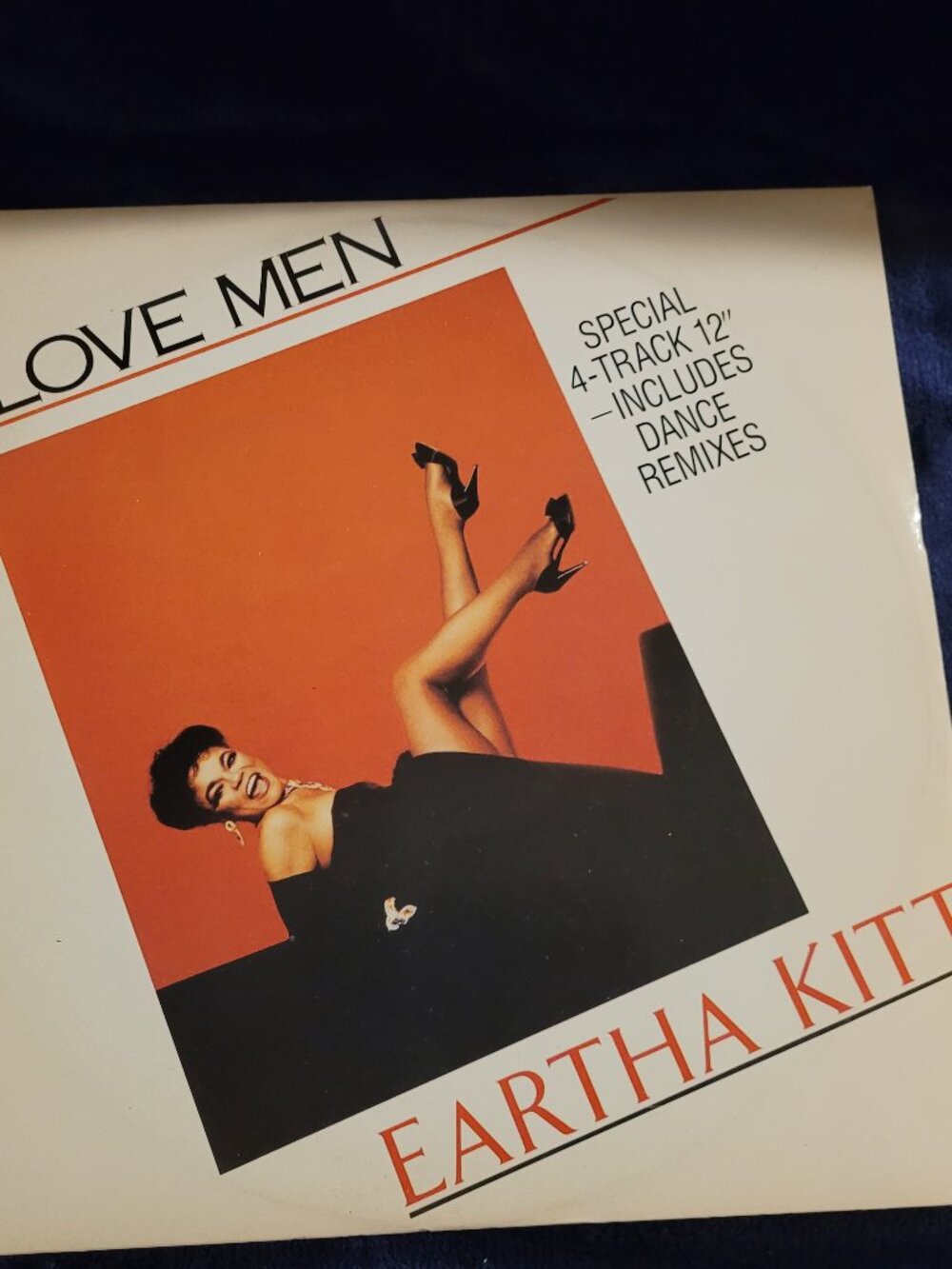Eartha Kitt I Love Men 12-Inch Vinyl Maxi Single Sunnyview SUN 417 1984 Disco